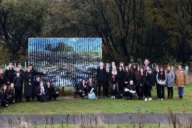 Stonelaw High pupils display public art at Cuningar Loop