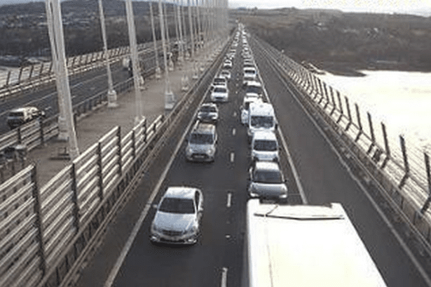 Traffic chaos on Queensferry Crossing as emergency services rush to two vehicle smash