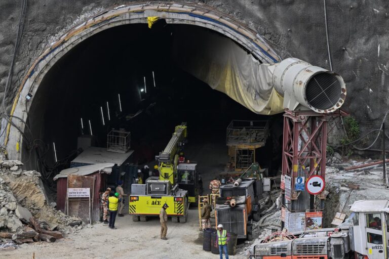 First 18 workers rescued from collapsed tunnel in India after 17 days
