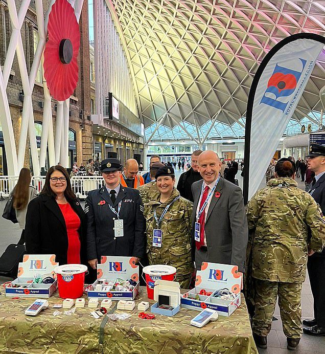 Wear your poppy with pride: MPs say people are ‘too nervous’ to wear symbol of remembrance over fears of a backlash – as nation rallies round Royal British Legion volunteers who are too terrified to raise cash amid tensions with pro-Palestine protesters