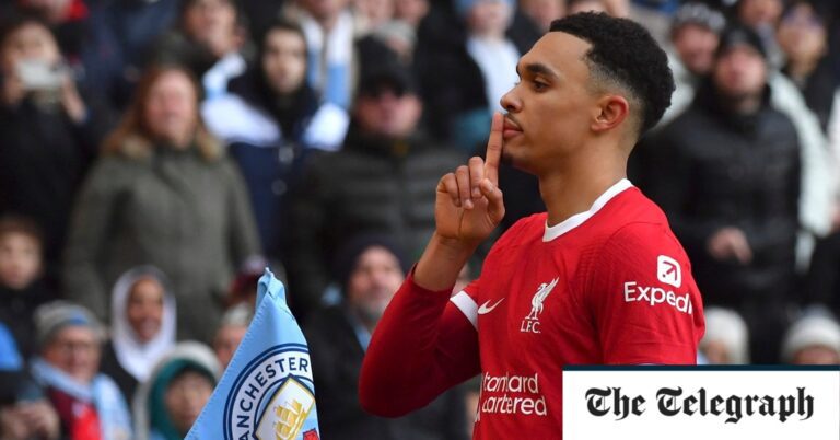 Trent Alexander-Arnold silences Etihad as Liverpool earn draw with Manchester City Trent Alexander-Arnold silences Etihad as Liverpool earn draw with Manchester City