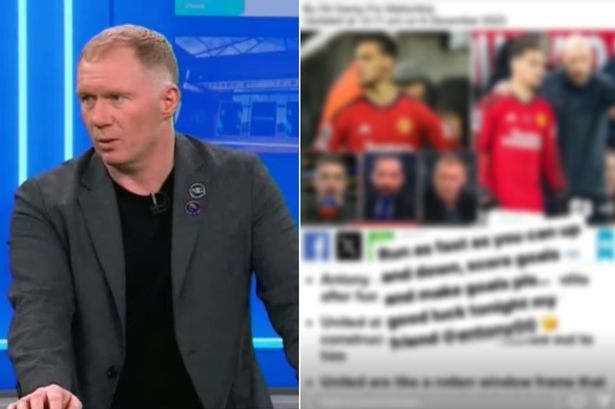 Paul Scholes responds to Antony comments about 'malicious' Manchester United critics
