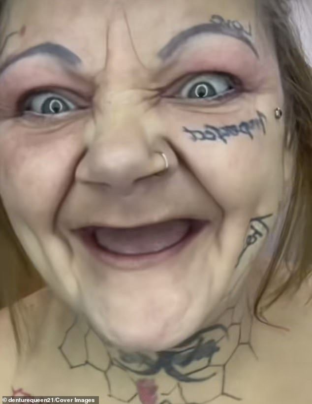 From ‘gummy’ to glam! Woman, 38, who lost all of her TEETH earns viral fame as TikTok’s ‘denture queen’ by flaunting INCREDIBLE before-and-after transformations with her fake pearly whites