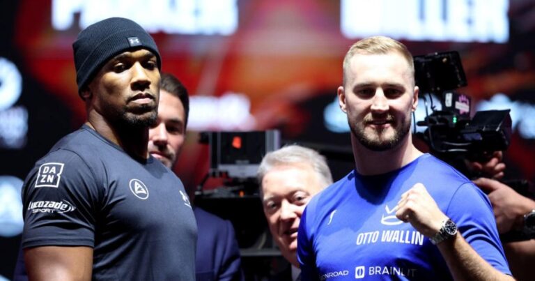Anthony Joshua vs Otto Wallin: Fight time, undercard and how to watch Anthony Joshua vs Otto Wallin: Fight time, undercard and how to watch