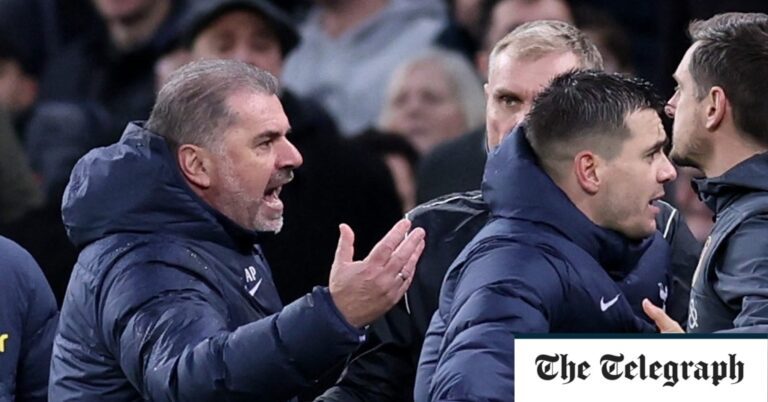 Ange Postecoglou held back in row with Bournemouth bench as Spurs win Ange Postecoglou held back in row with Bournemouth bench as Spurs win