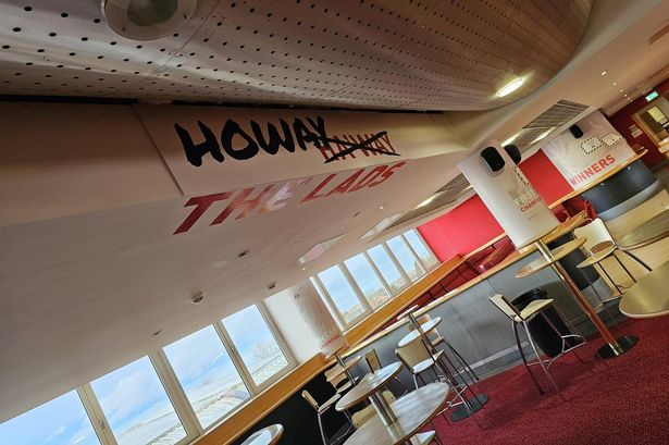 Sunderland fans furious as Stadium of Light bar decorated in Newcastle colours for derby Sunderland fans furious as Stadium of Light bar decorated in Newcastle colours for derby