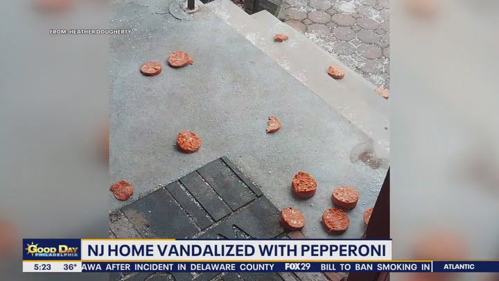 House littered with pepperoni in bizarre vandalism in New Jersey | Lifestyle