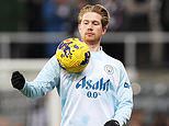 Newcastle vs Man City – Premier League: Live score, team news and updates as Kevin De Bruyne makes the bench for the visitors aiming to move second with win against struggling hosts
