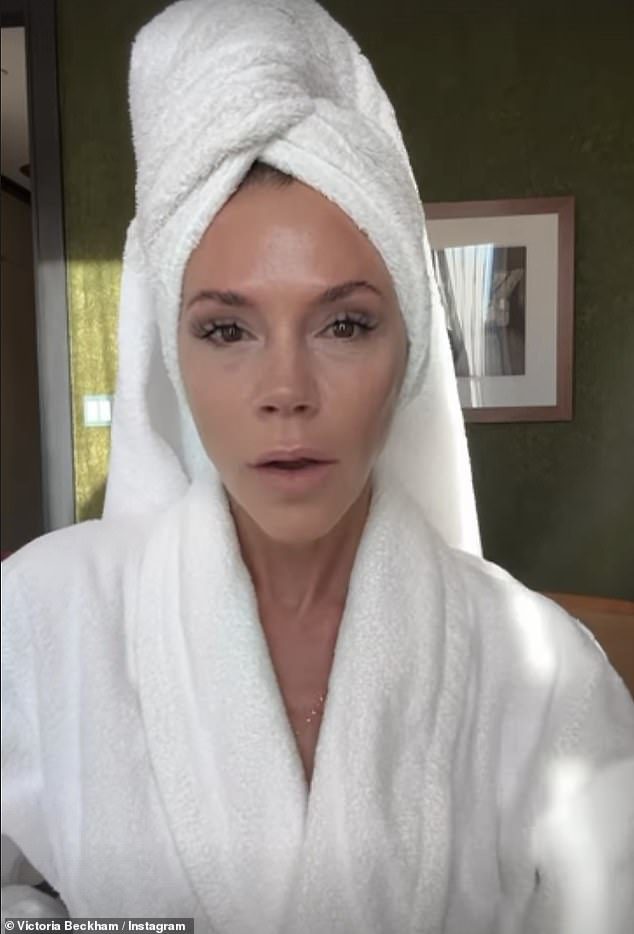 Victoria Beckham shares her skincare secrets including ginger shots, green juice and a rigorous 5-day workout routine to provide a ‘golden glow’