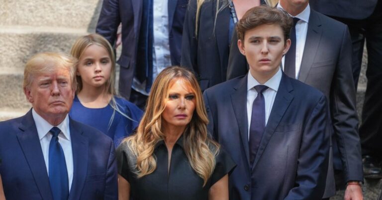 Donald Trump reveals why his and Melania’s son Barron is so tall | US News Donald Trump reveals why his and Melania’s son Barron is so tall | US News