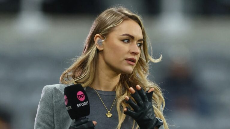 Laura Woods oozes class live on TV as she goes smart-casual for Newcastle vs Man City Laura Woods oozes class live on TV as she goes smart-casual for Newcastle vs Man City