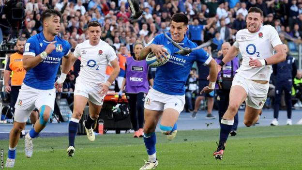 Six Nations 2024: Italy 24-27 England – Visitors come from behind for narrow win in Rome