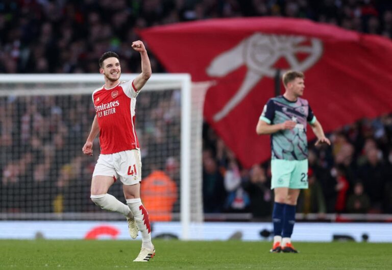 Arsenal vs Brentford LIVE: Premier League latest score and goal updates as Declan Rice heads opener