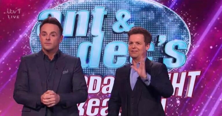 Ant and Dec forced to apologise after F-bomb dropped in live blunder