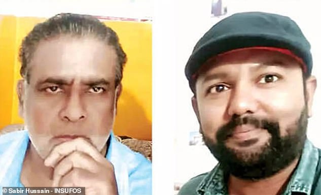 Police sub-inspector Syed Abdul Kader (right), assigned to the technical wing of the Tirunelveli office - one hour's drive north of the Kudankulam nuclear plant - told UFO expert Sabir Hussain (left) that he filmed two videos of these unusual aerial phenomena or UAP