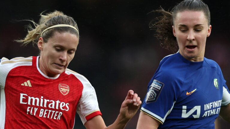 Arsenal ‘forced to buy’ CHELSEA socks to wear after WSL game delayed over kit clash that Wright blasts as ’embarrassing’