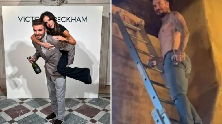 Victoria Beckham swoons over topless husband David Beckham in Diet Coke man moment