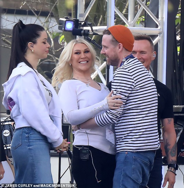 And the rehearsals for the big finale were in full swing on Saturday as they and S Club 7, Kaiser Chiefs, and Tony Hadley all took to the stage for one last final soundcheck